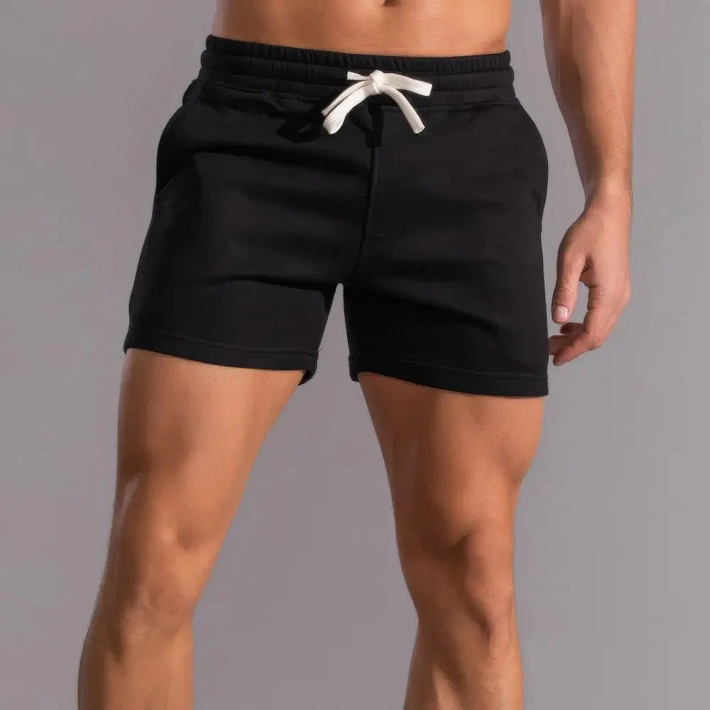 Jeremy Herenkatoenen Casual Zomershort VIQA© NEDERLANDZwart-4XL