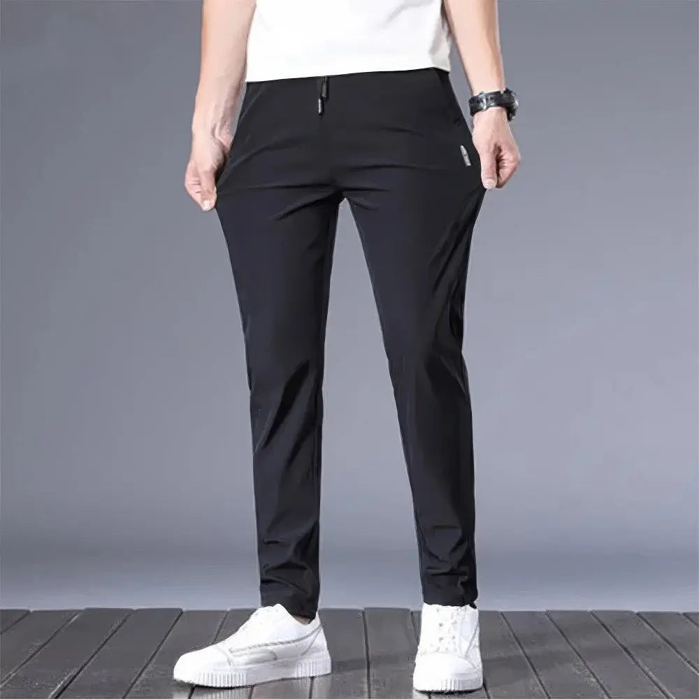 Heren Casual Seluar Chino Broek VIQA© NEDERLANDZwart-4XL