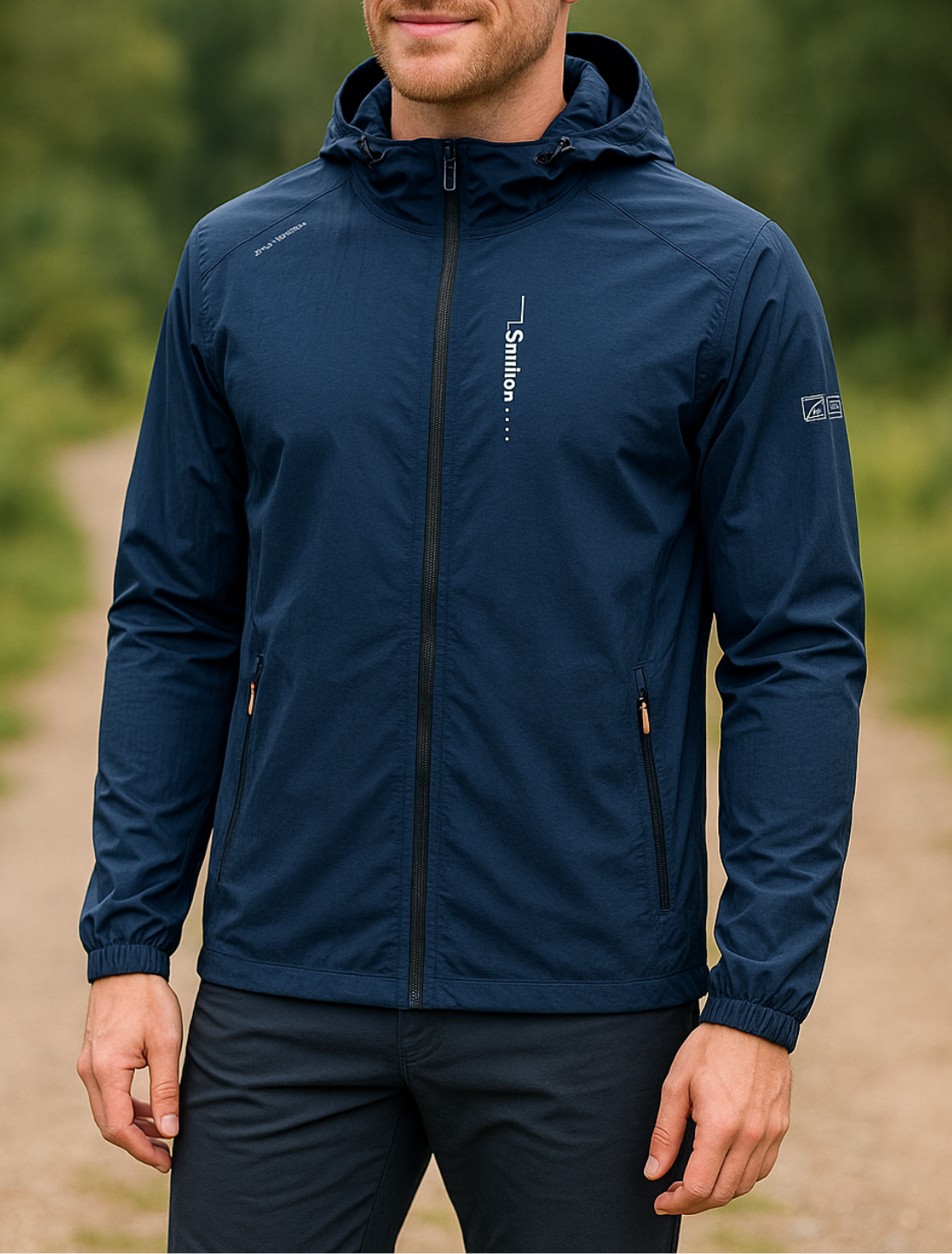 Heren Zomer Sneldrogend Windjack Met Capuchon, Lichtgewicht Outdoor Wandel- en Fietsjack | VIQA VIQA© NEDERLAND