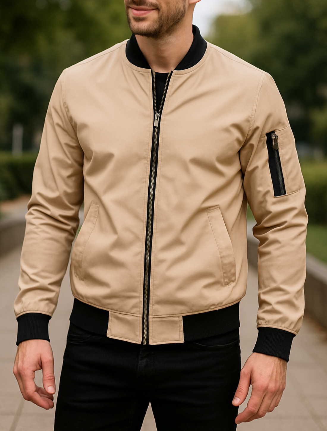 Winddichte Jas Voor Heren, Lichtgewicht Herfst Outdoor Sportjas Met Rits, Casual Lange Mouwen | VIQA VIQA© NEDERLAND