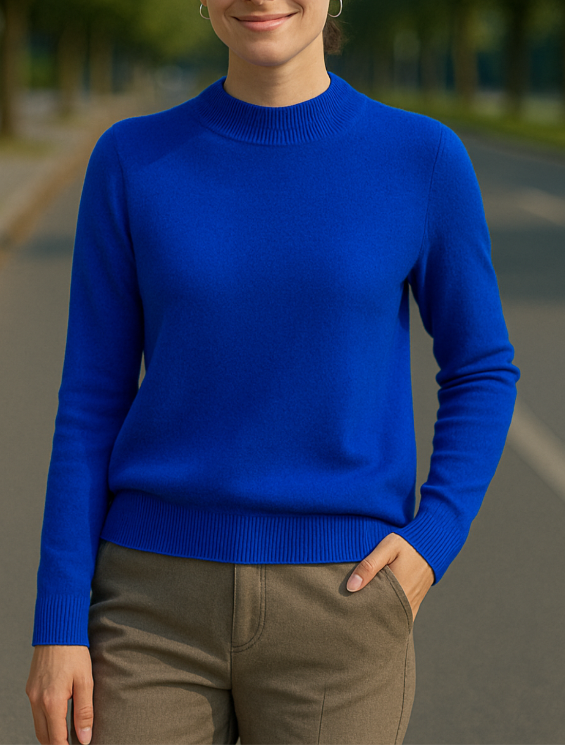 Dames Merinowollen Trui Met Hoge Kraag, Herfst En Winter Kasjmier Gebreide Pullover Top | VIQA VIQA© NEDERLAND