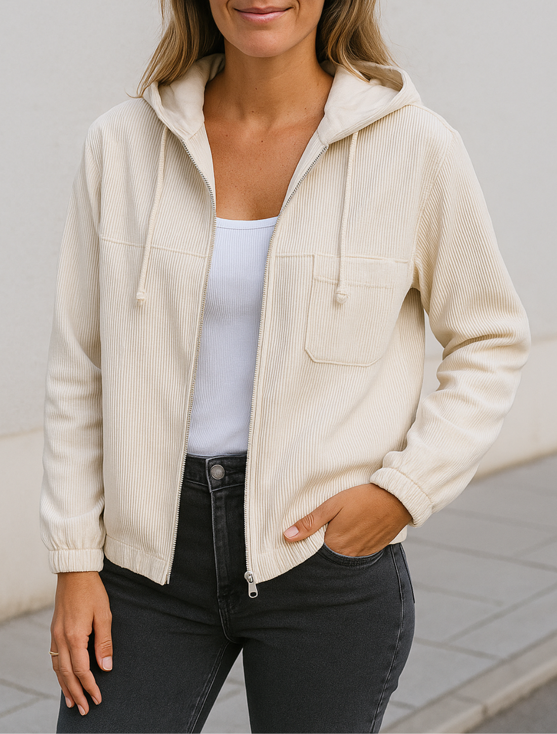 Dames Winterjas, Jas Met Capuchon En Rits Met Zakken, Dikke Warme Casual Bovenkleding | VIQA VIQA© NEDERLAND