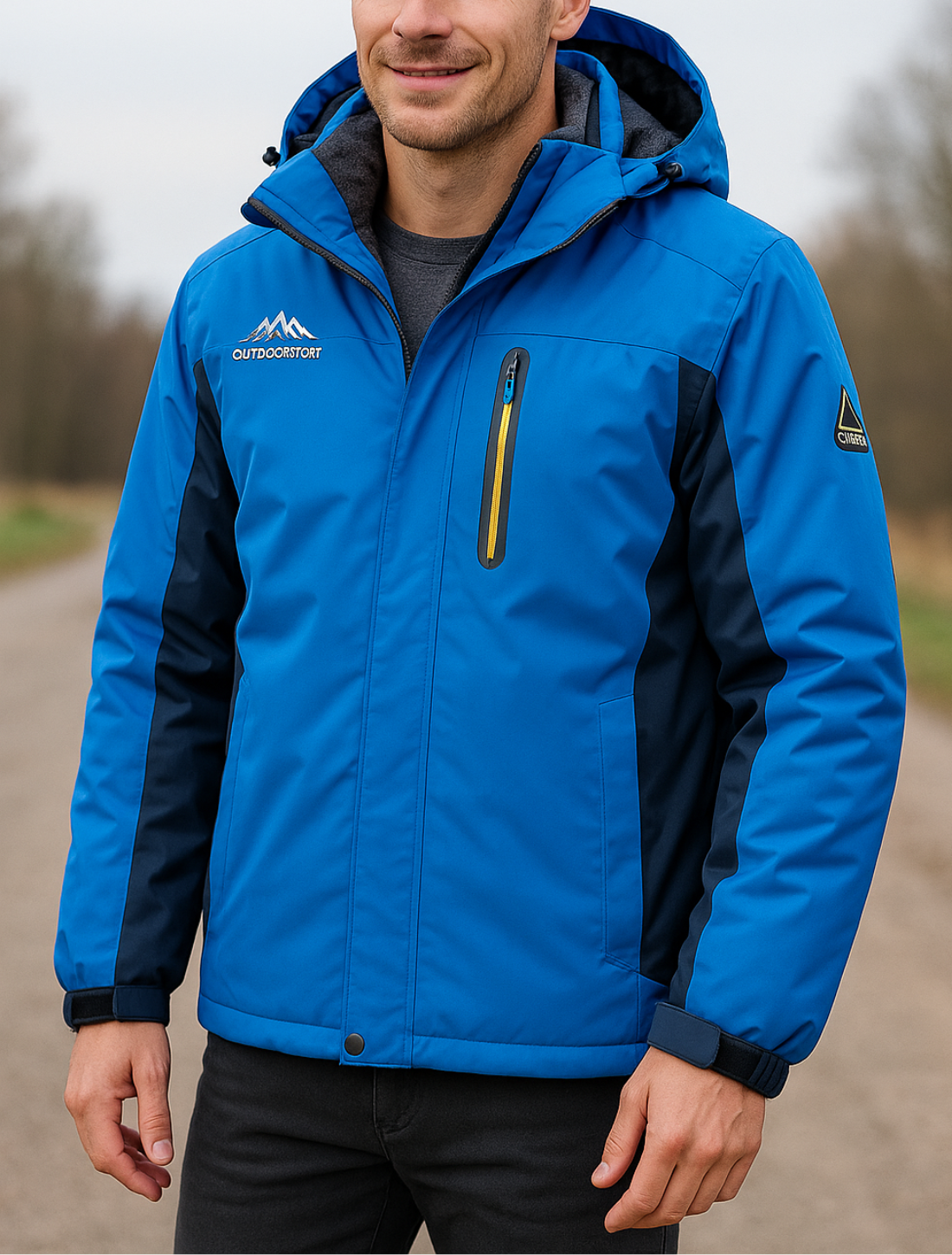 Waterdichte Fleece Jas Voor Heren, Dikke Warme Winddichte Outdoor Parka Jas | VIQA VIQA© NEDERLAND