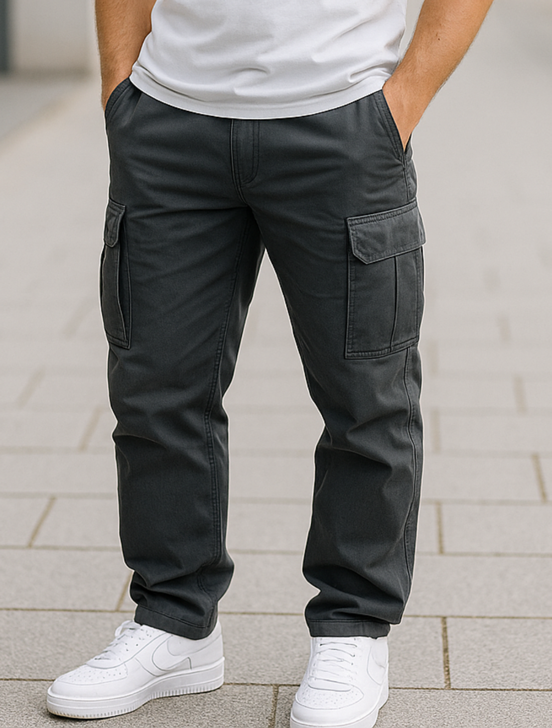 Werkbroeken Voor Heren, Losse Rechte Casual Broeken Met Zakken | VIQA VIQA© NEDERLAND