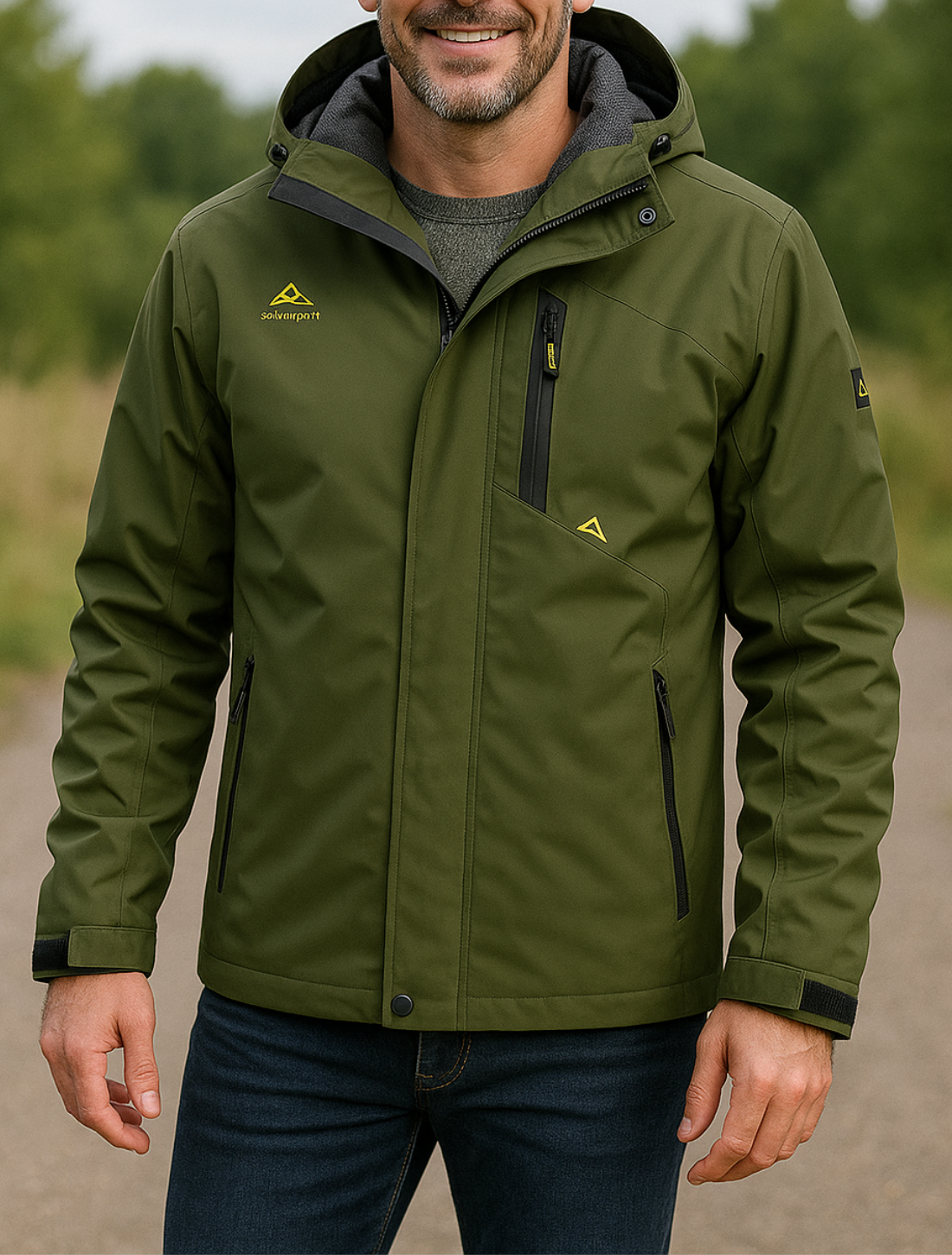 Lichtgewicht Waterdichte Jas Voor Heren, Mesh Gevoerde Outdoor Regen- En Windjack Voor Wandelen En Vssen | VIQA VIQA© NEDERLAND