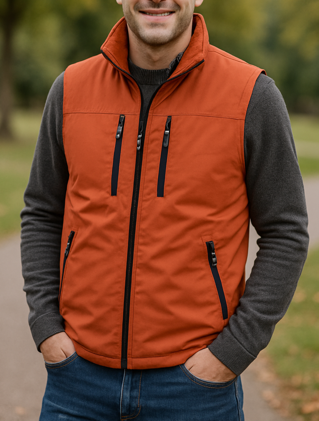 Heren Gilet Vest, Winddicht Warm Pluche Outdoor Sporten Casual Herfst En Winter Jas | VIQA VIQA© NEDERLAND