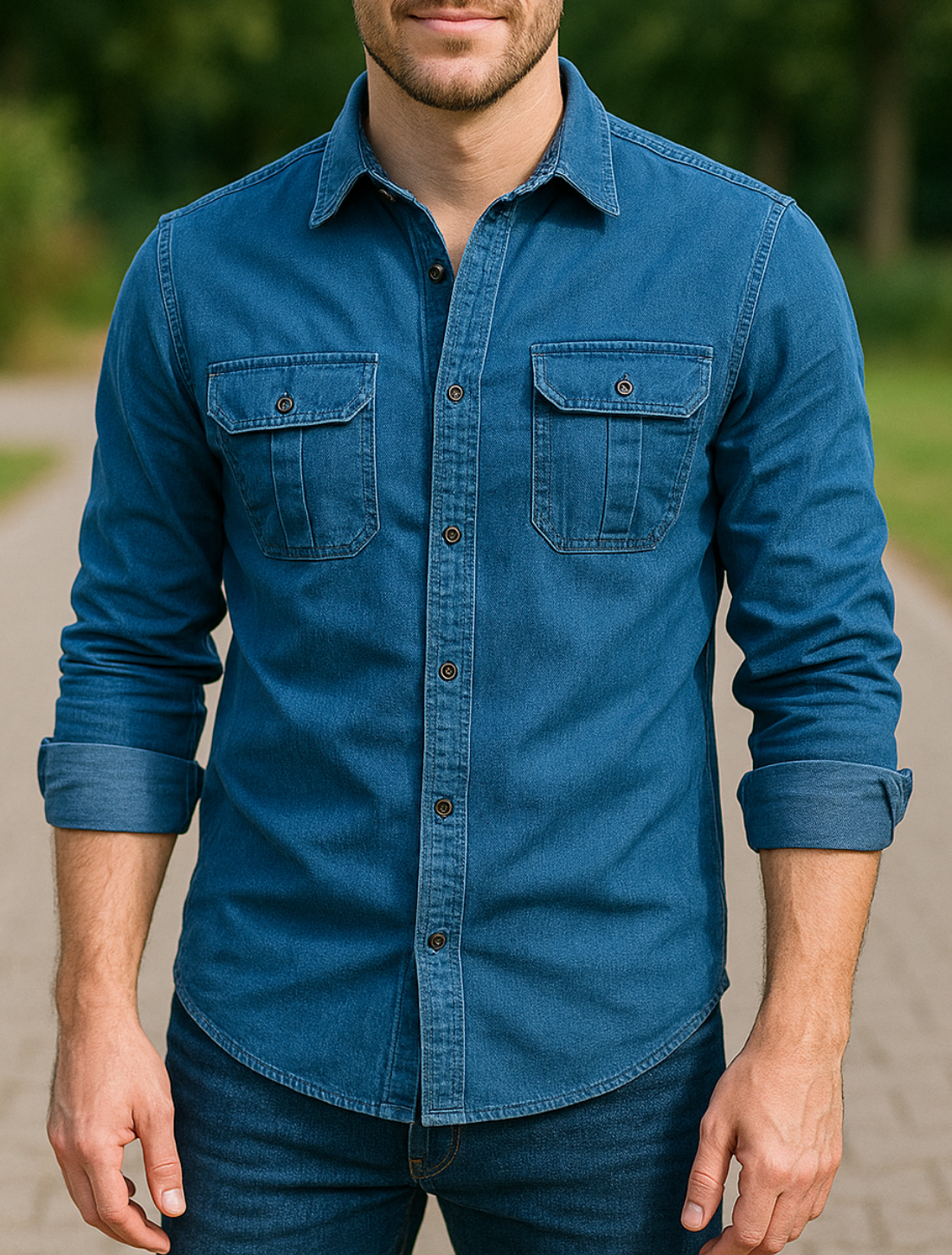 Heren Corduroy Overhemd, Enkelrijks Slim Pasvorm, Zakelijke Casual Effen Katoen Herfst En Winter Top | VIQA VIQA© NEDERLAND