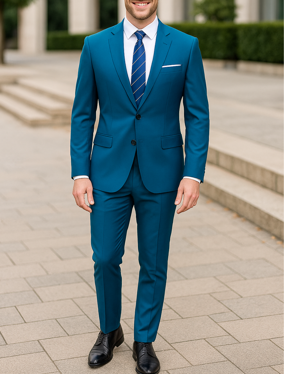 Heren 2-Delige Pak Set, Elegante Bruiloft Blazer Met Formele Broek, Zakelijke Klassieke Stijl | VIQA VIQA© NEDERLAND