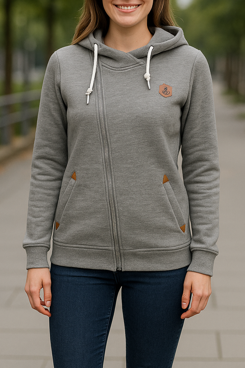 Sporttrui Hoodie Jas Voor Dames, Open Vest Met Ritssluiting Aan De Zijkant, Dunne Zomerse Mode Jas | VIQA VIQA© NEDERLAND