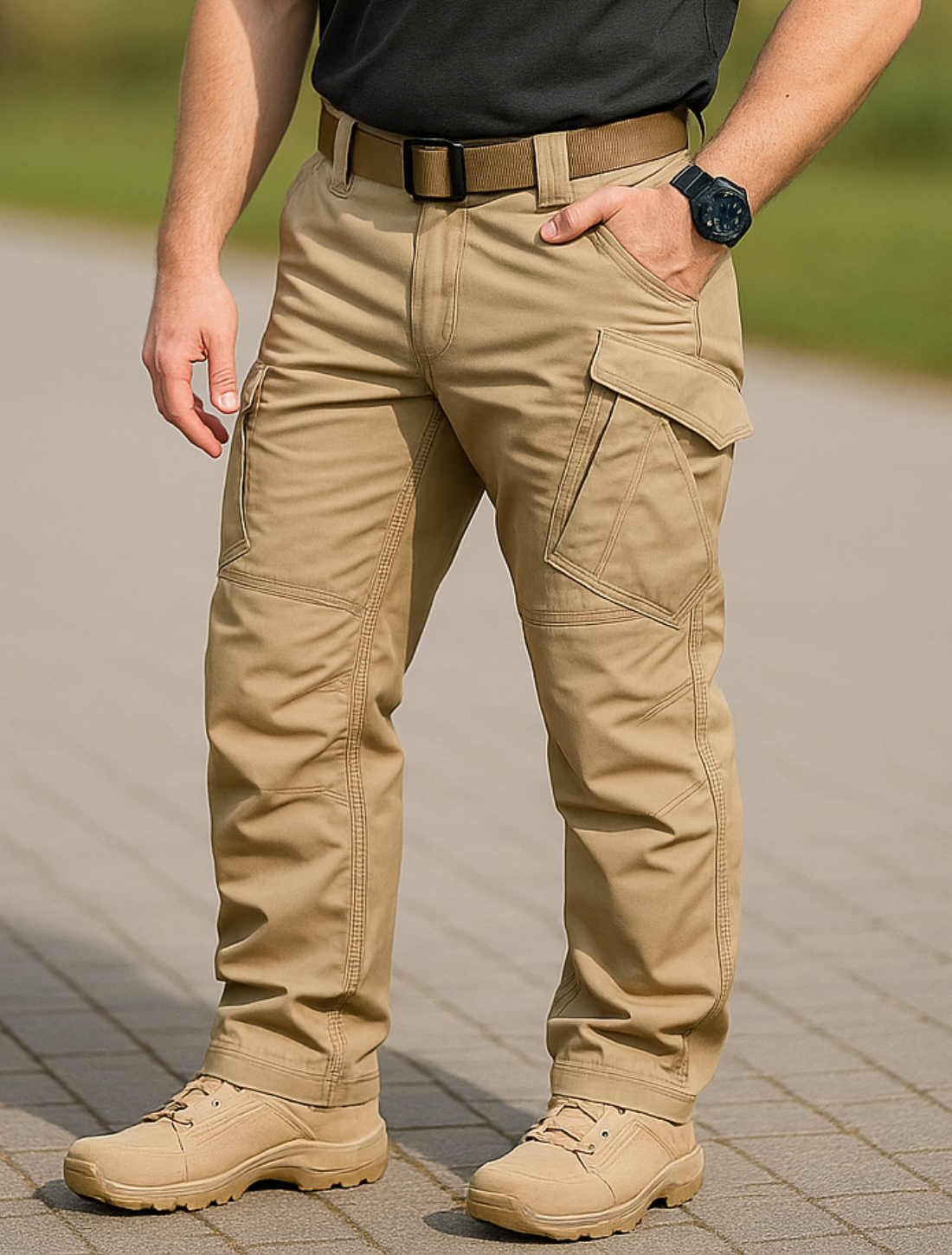 Tactische Cargobroek Voor Heren, Outdoor Wandel- En Joggingbroek, Militaire Broek Met Meerdere Zakken | VIQA VIQA© NEDERLAND
