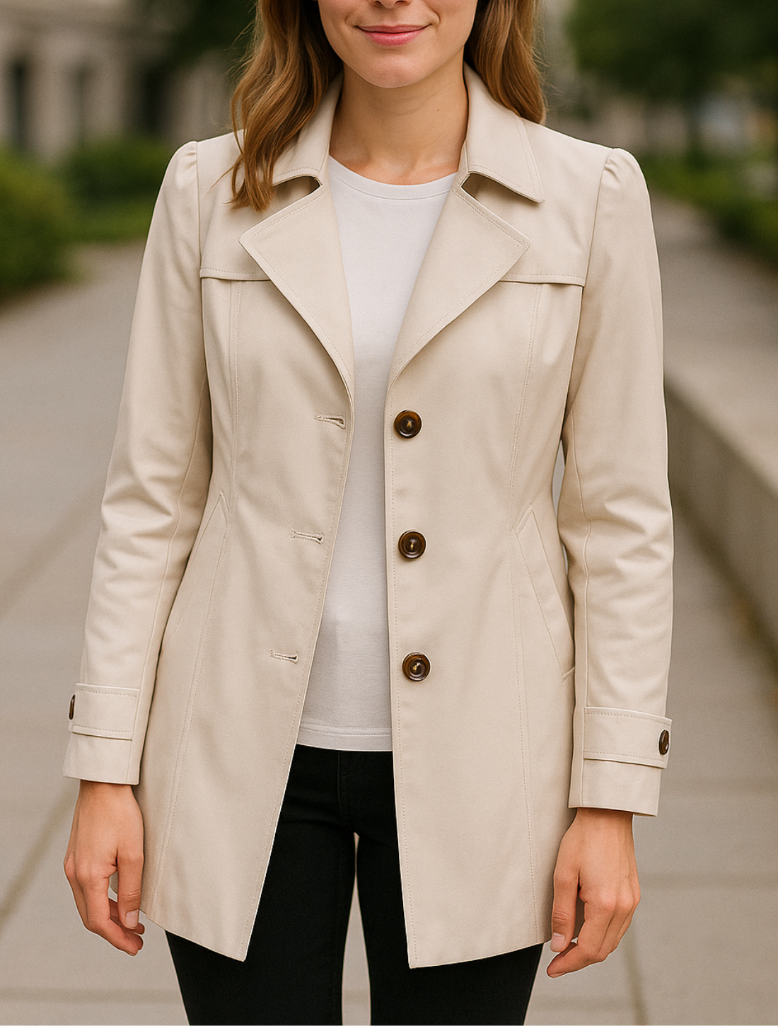 Elegante Trenchcoat Voor Dames, Vintage Enkelrijks Middelgrote Windjack Bovenkleding | VIQA VIQA© NEDERLAND