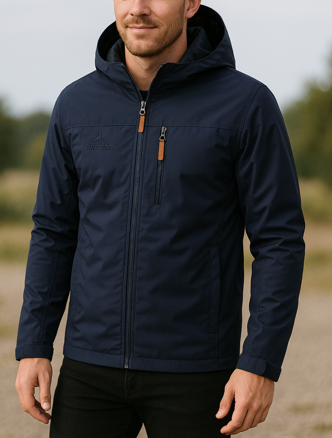 Waterdichte Windjack Met Capuchon Voor Heren, Lichtgewicht Outdoor Camping Sportjas | VIQA VIQA© NEDERLAND