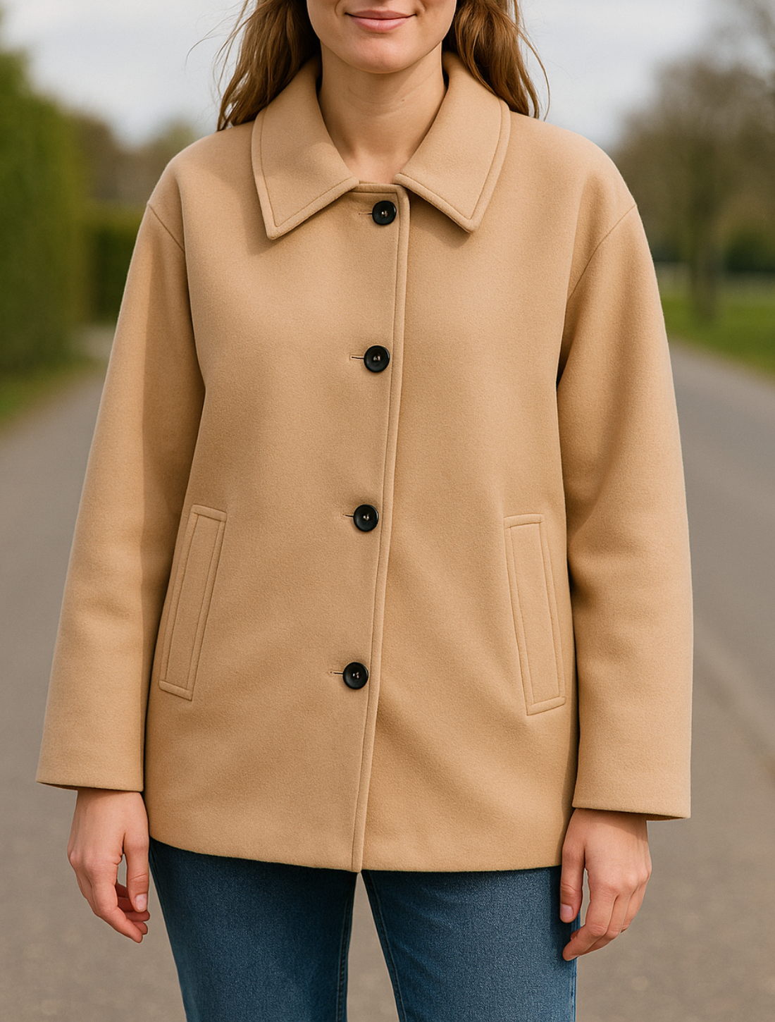 Lange Trenchcoat Voor Dames, Herfst En Winter Lange Mouwen Bomberjas | VIQA VIQA© NEDERLAND