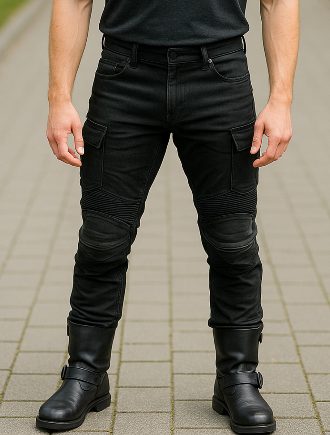 Motorjeans Voor Heren, Motorbroek Met Afneembare Beschermers, Casual Rijstijl Voor Alle Seizoenen | VIQA VIQA© NEDERLAND