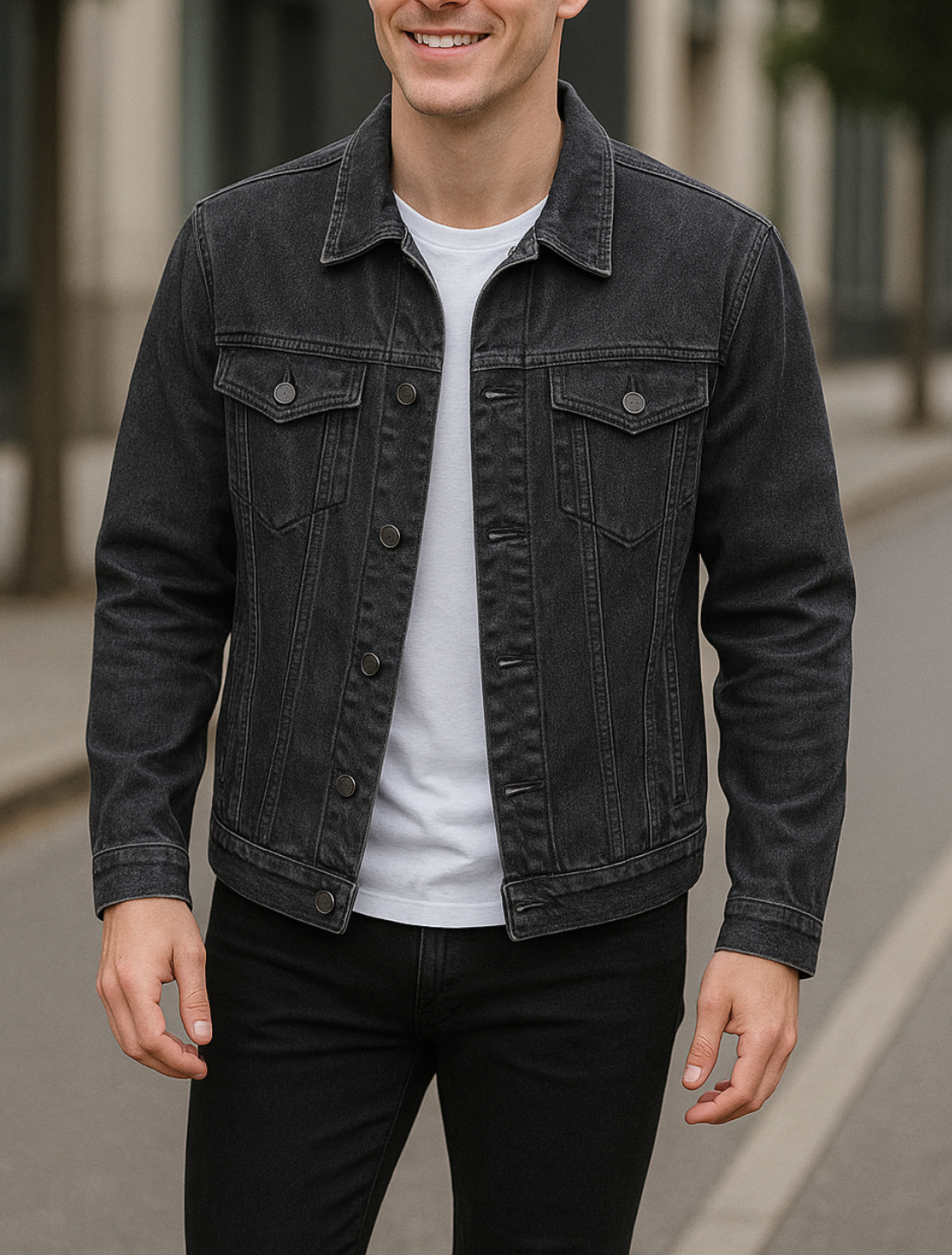 Winter Denim Jas Voor Heren, Katoen Gewatteerd, Dik, Warm, Casual Bovenkleding | VIQA VIQA© NEDERLAND