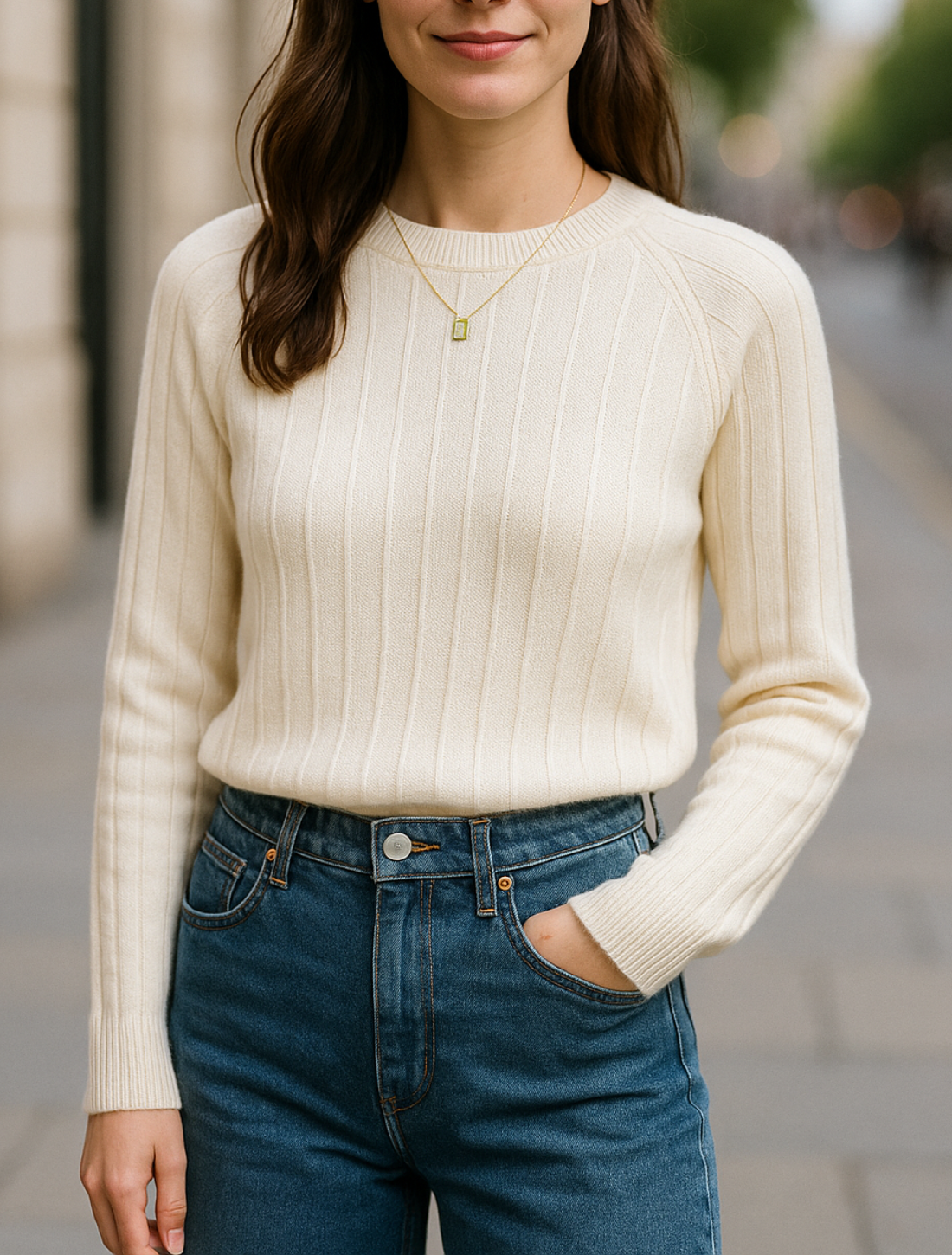 Losse Dames Breigoed Trui, Korte Pullover Met Ronde Hals, Casual Winter-Herfsttop Met Lange Mouwen | VIQA VIQA© NEDERLAND