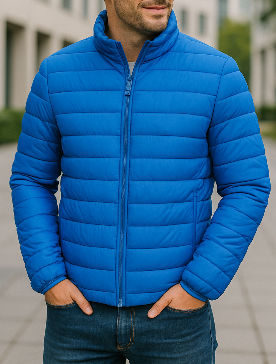 Heren Winter Dikke Katoenen Gewatteerde Donsjas, Warme Casual Staande Kraag Windjack Jas | VIQA VIQA© NEDERLAND