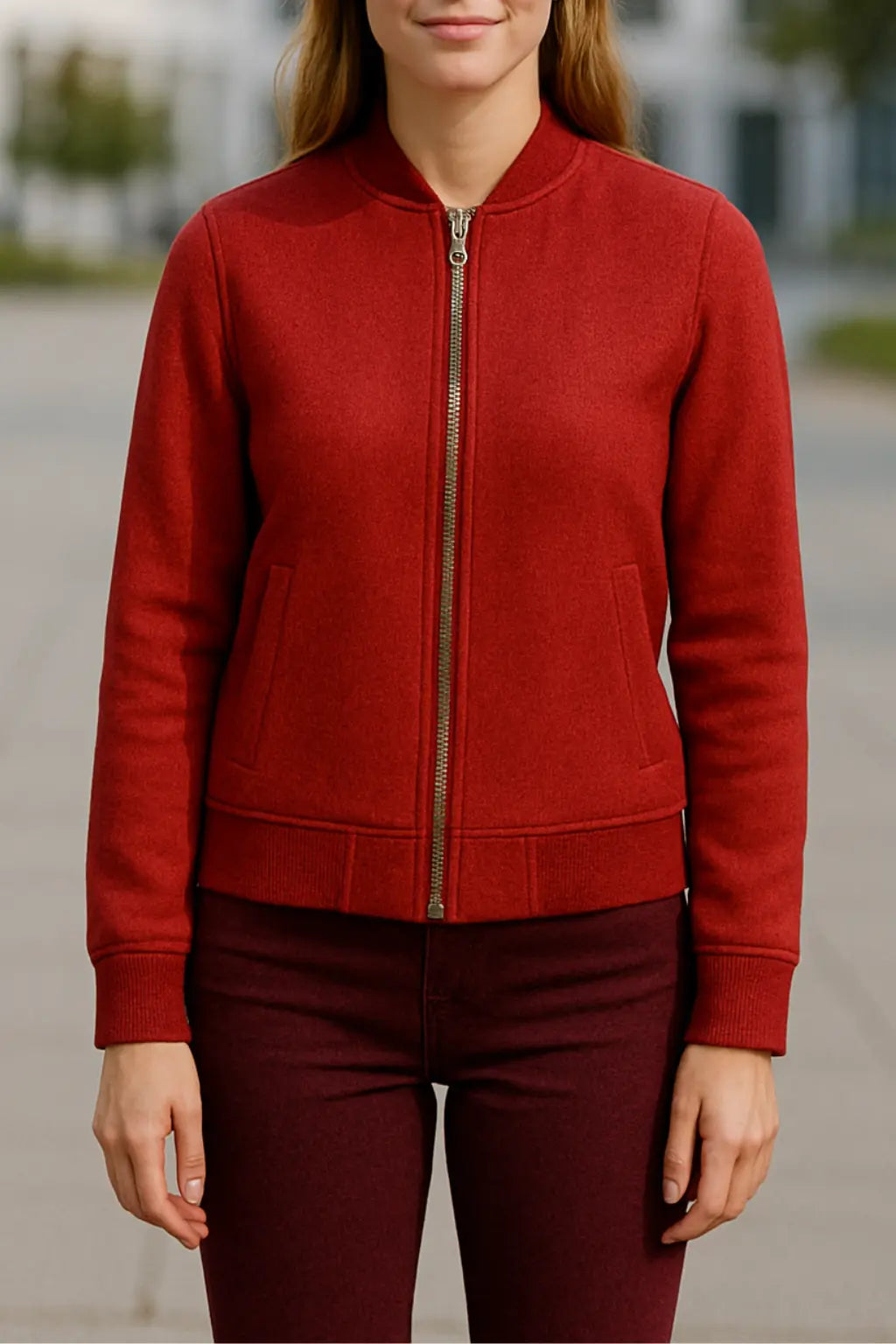 Waterdichte Outdoorjas Voor Dames, Lichtgewicht Wandelwindjack, Sportkleding Voor Lente En Herfst | VIQA VIQA© NEDERLANDRood / 2XL