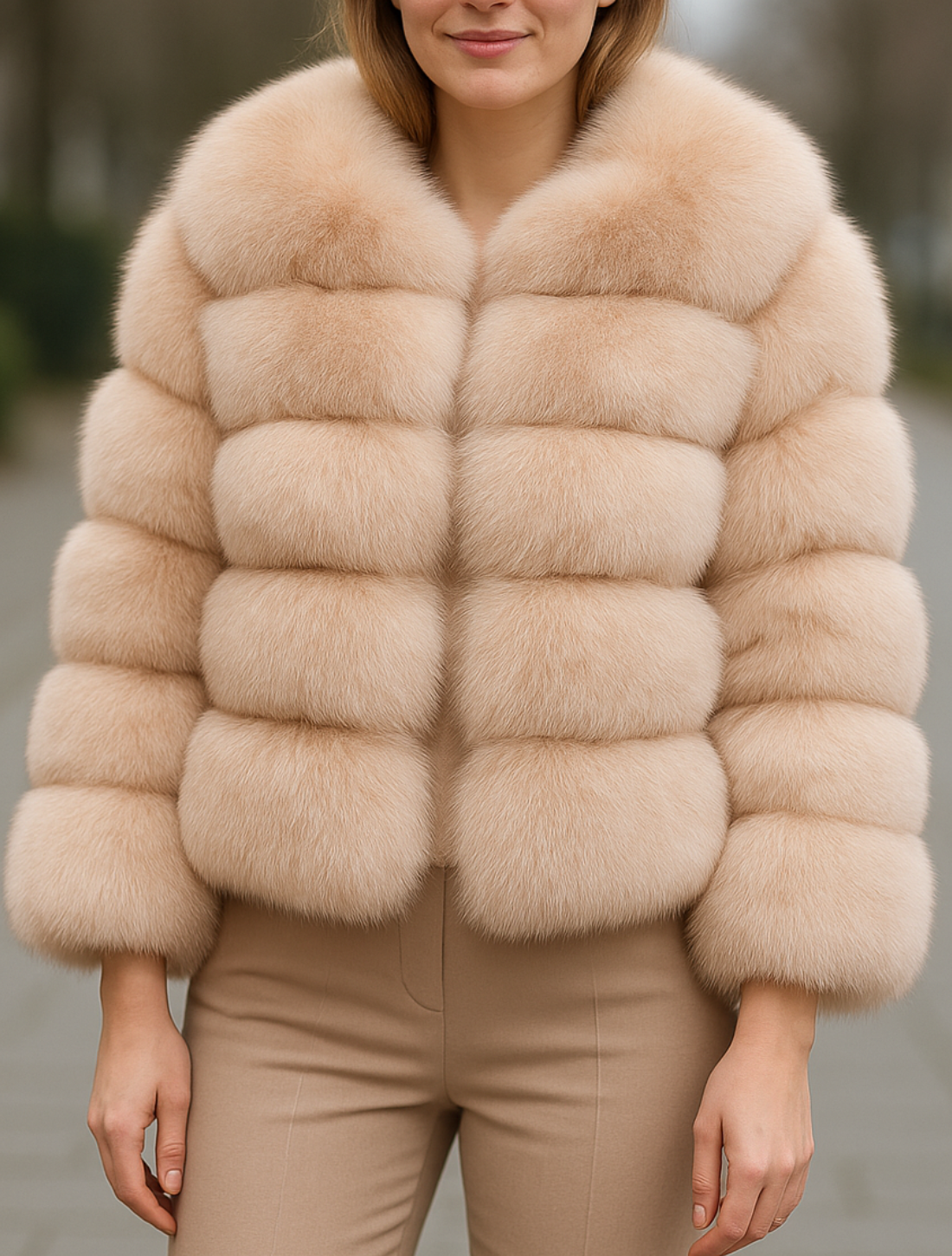 Echte Vossenbontjas Voor Dames, Luxe Winterwarme Dikke Bontjas Voor Dames | VIQA VIQA© NEDERLAND