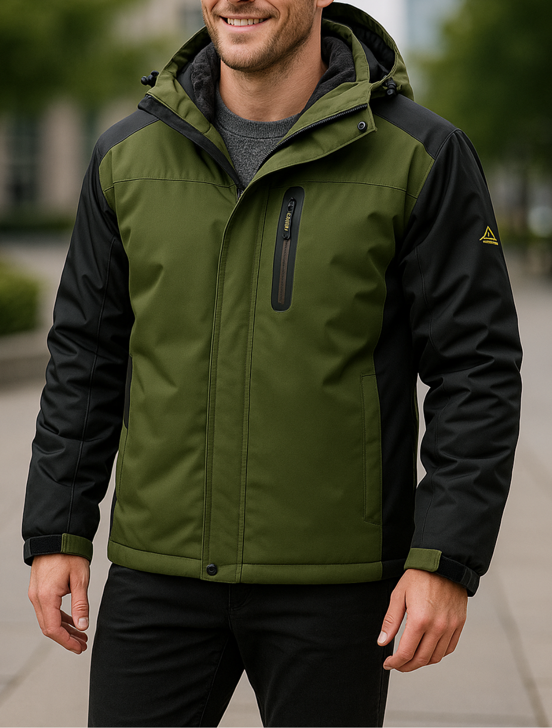 Zware Fleece Gevoerde Parka Voor Heren, Waterdichte Winddichte Ski- En Snowboardjas Met Afneembare Capuchon | VIQA VIQA© NEDERLAND