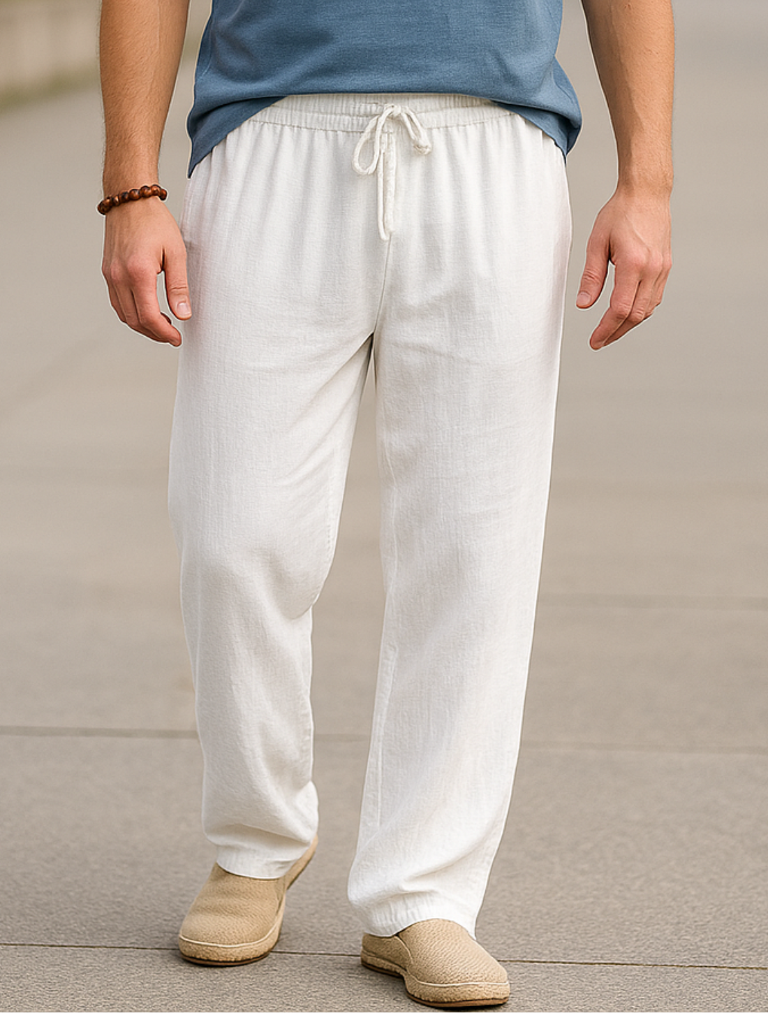 Herenbroek Met Rechte Pijpen, Lichtgewicht Ademende Casual Strandbroek | VIQA VIQA© NEDERLAND