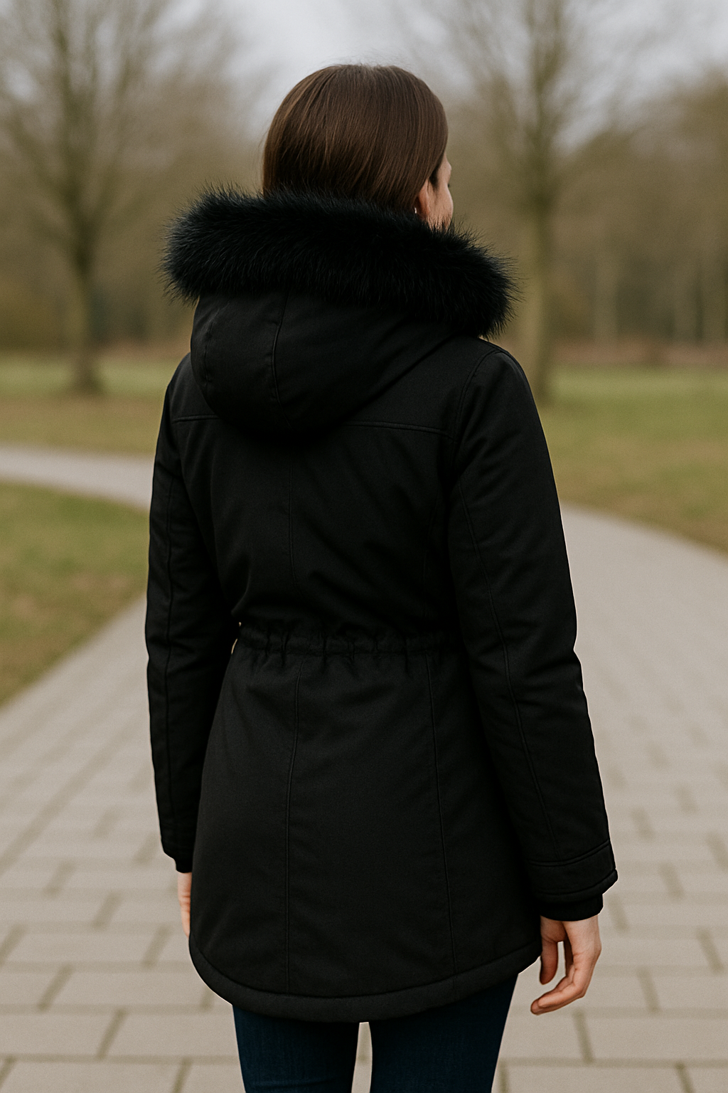 Dikke Pluche Parka Voor Dames, Winterjack Van Katoen Met Capuchon En Bontkraag, Warme Jas | VIQA VIQA© NEDERLAND