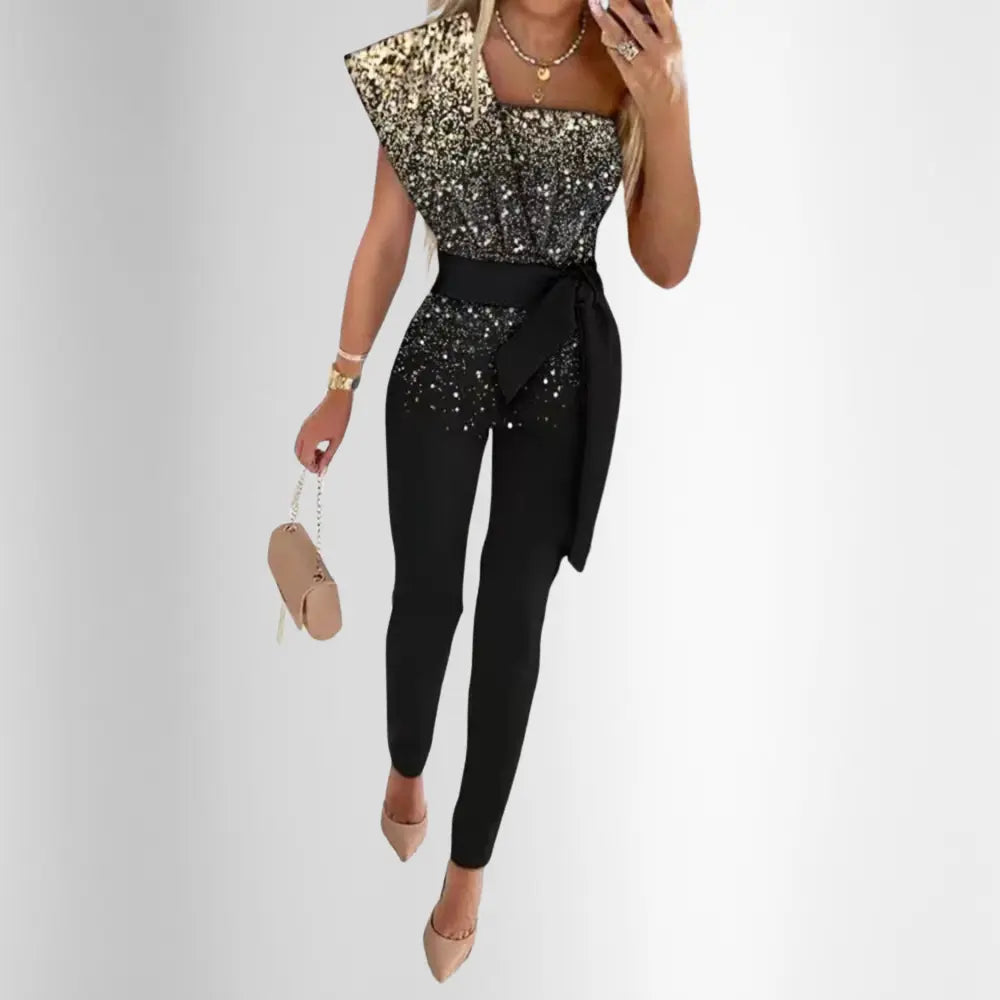 Amy Pailletten Bodycon Elegante Jumpsuit VIQA© NEDERLANDPailletten-Goud-XXL