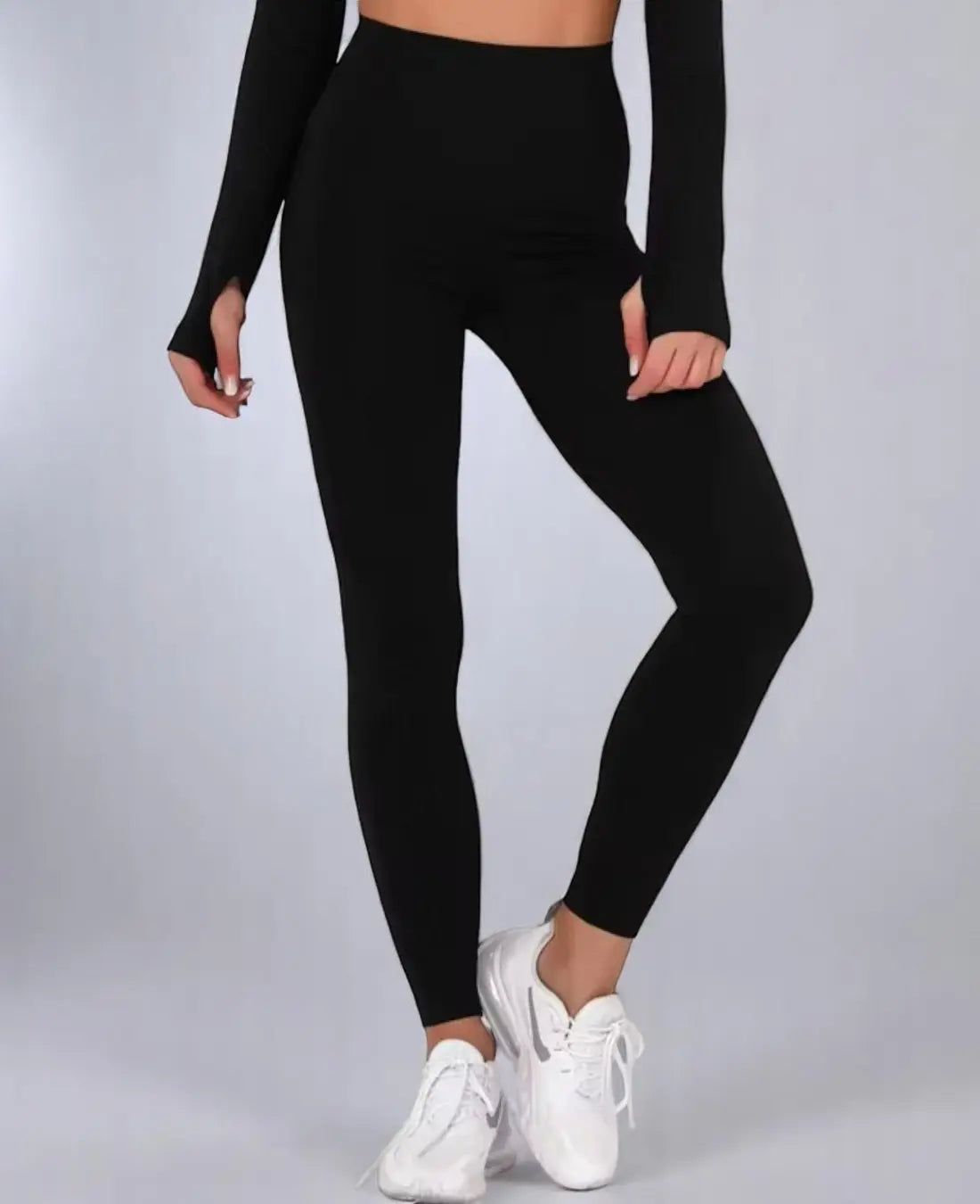 Zoey Dames Compressie Yoga Legging Met Hoge Taille VIQA© NEDERLANDZwart-L