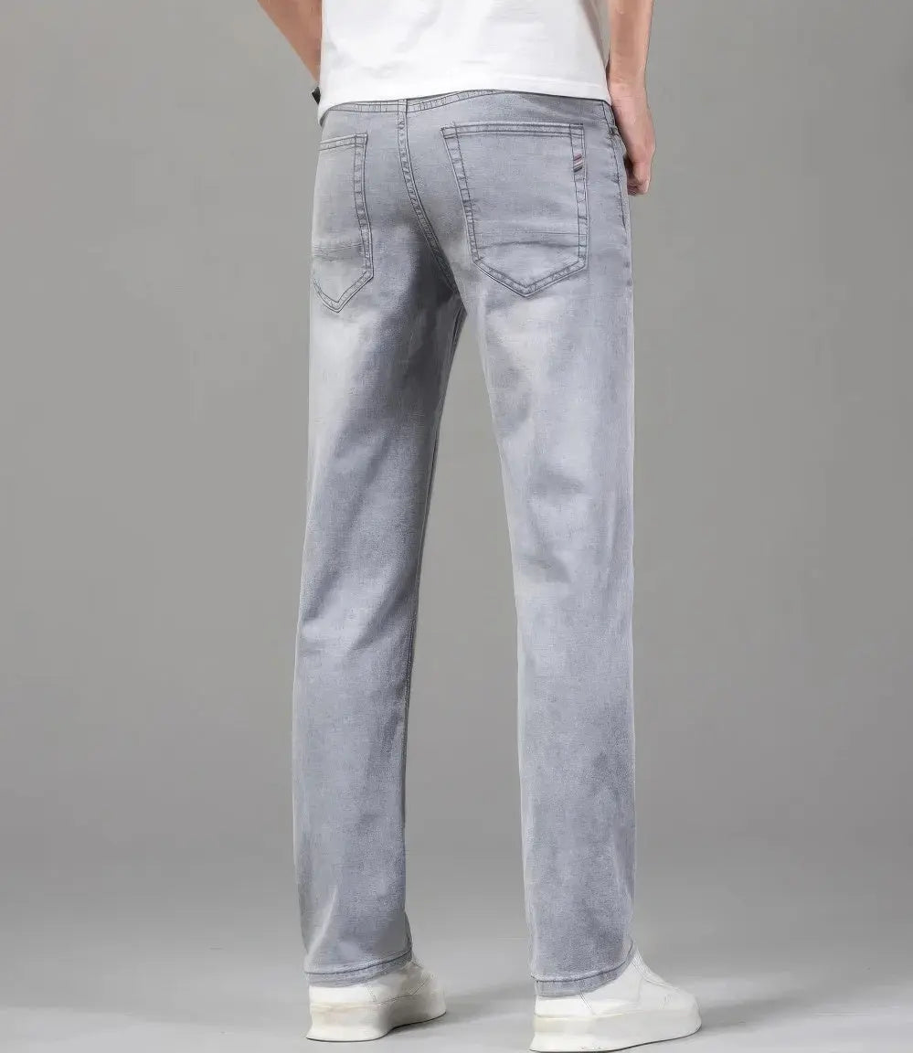 Katoenen Spijkerbroeken Voor Heren VIQA© NEDERLANDLichtblauw-42