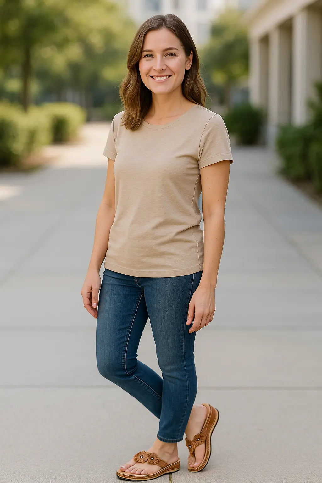 Dames Sandalen, Bloem Decor teenslippers, Dikke Zool Casual Zomer Comfort Schoenen | VIQA VIQA© NEDERLAND