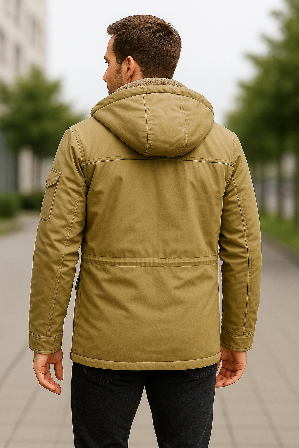 Heren Winter Parka Jas, Dikke Fleece Katoen Capuchon Militaire Winddichte Warme Mantel | VIQA VIQA© NEDERLAND