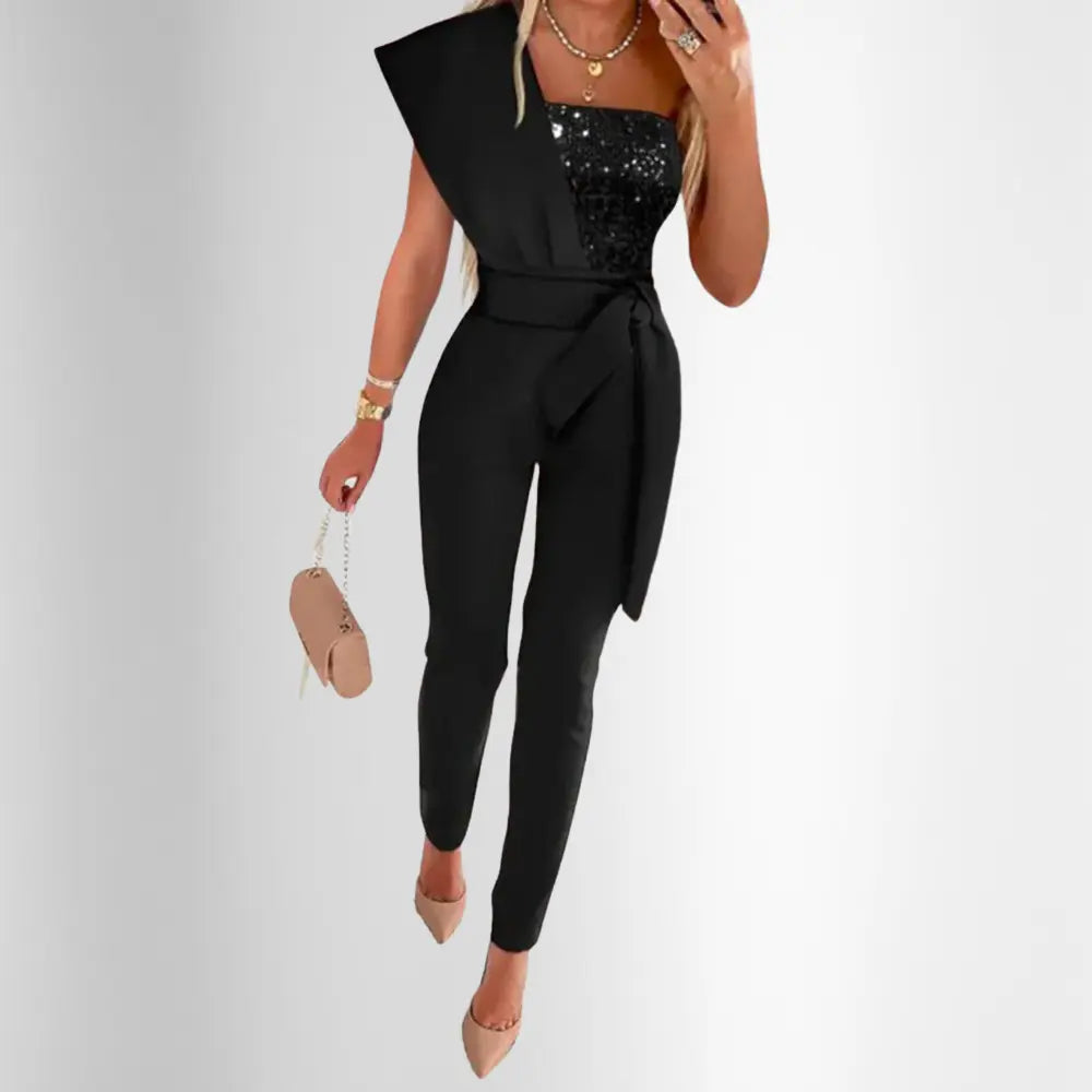 Amy Pailletten Bodycon Elegante Jumpsuit VIQA© NEDERLANDZwart-XXL