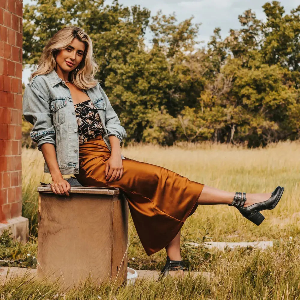 Maria Dames Comfort Blokhak Sandalen VIQA© NEDERLAND