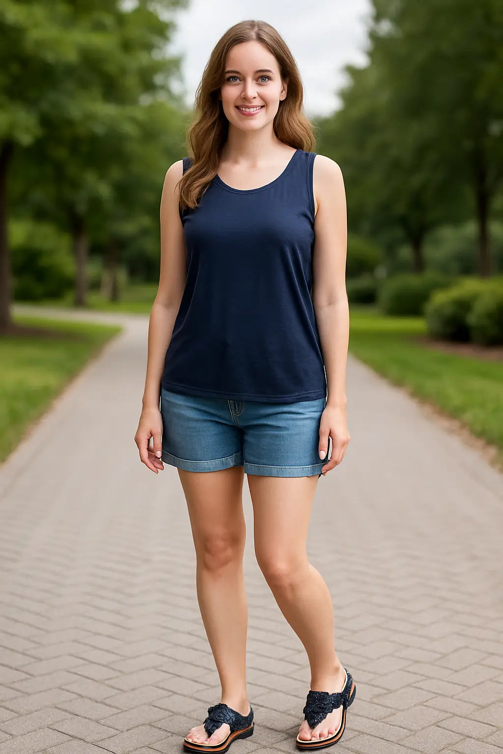 Dames Sandalen, Bloem Decor teenslippers, Dikke Zool Casual Zomer Comfort Schoenen | VIQA VIQA© NEDERLAND