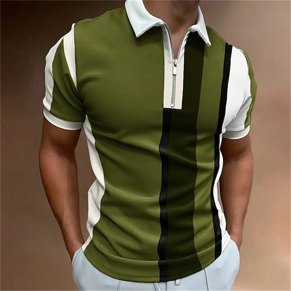 Luxe Polo Met Korte Mouwen Voor Heren VIQA© NEDERLANDGroen-3XL