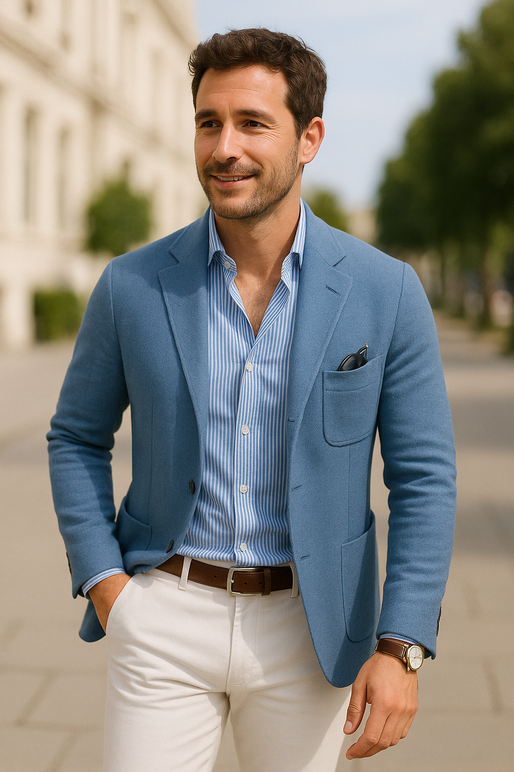 Heren Slim Pasvorm Blazerjasje, Effen Enkel-Breasted Kostuumjasje, Vrijetijdskleding Voor Bruiloft | VIQA VIQA© NEDERLAND