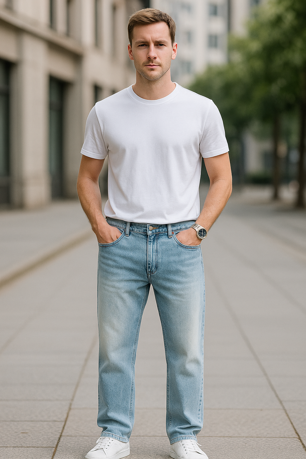 Dunne Zachte Spijkerbroek Voor Heren, Rechte Losse Comfortabele Casual Broek | VIQA VIQA© NEDERLAND