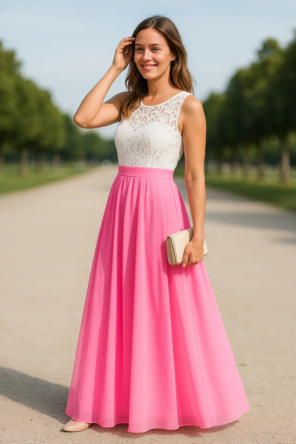 Dames Boho Maxi Jurk, Mouwloze Hollow Out Strand Jurk, Avond Feest Outfit | VIQA VIQA© NEDERLAND