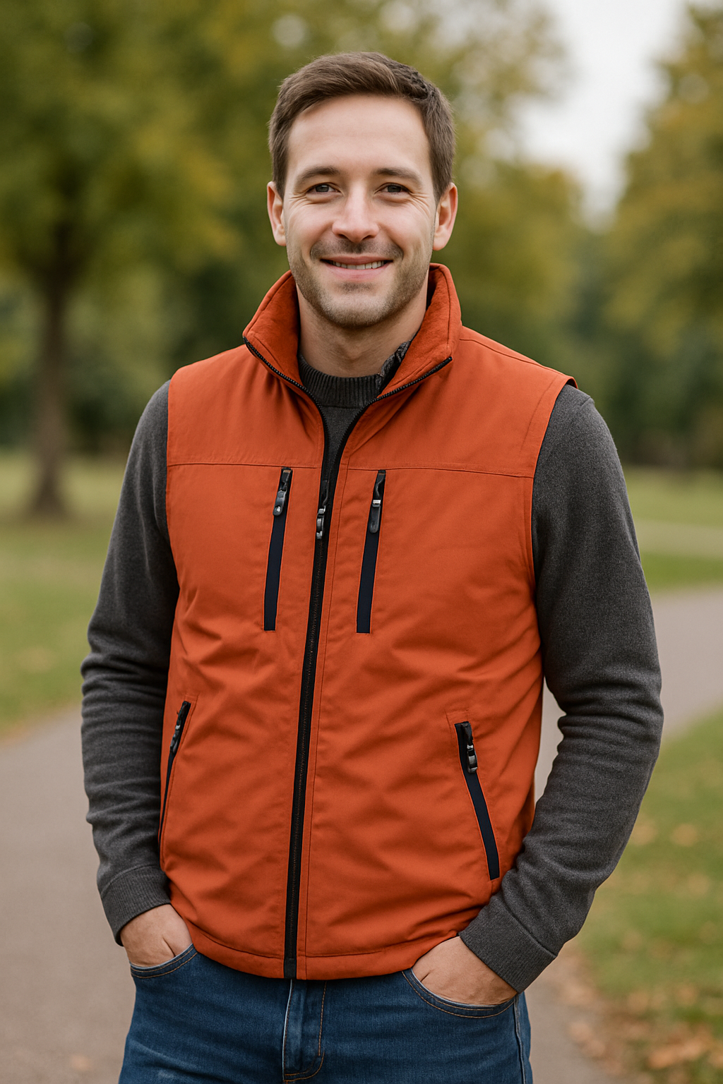 Heren Gilet Vest, Winddicht Warm Pluche Outdoor Sporten Casual Herfst En Winter Jas | VIQA VIQA© NEDERLAND