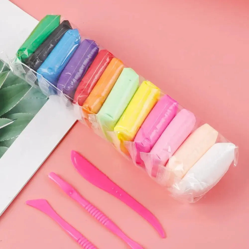 36 Kleuren Polymeer Luchtdroge Boetseerklei VIQA© NEDERLAND12-Kleuren