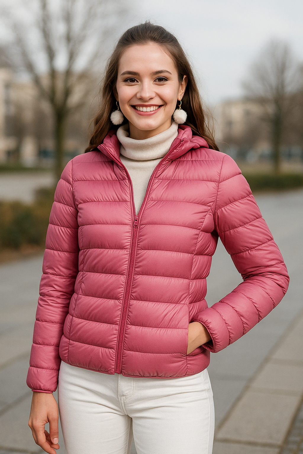 Ultralichte Donsjas Voor Dames, Warme Opvouwbare Pufferjas Winterparka | VIQA VIQA© NEDERLAND