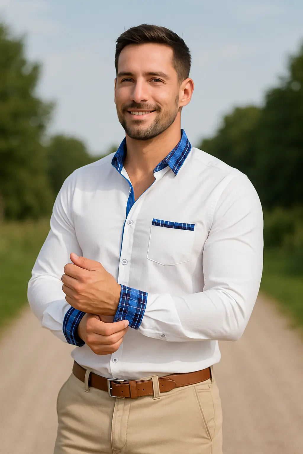 Heren Zakelijk Casual Overhemd, Zacht Overhemd Met Revers, Comfortabel Daglijke Overhemd Met Lange Mouwen | VIQA VIQA© NEDERLAND