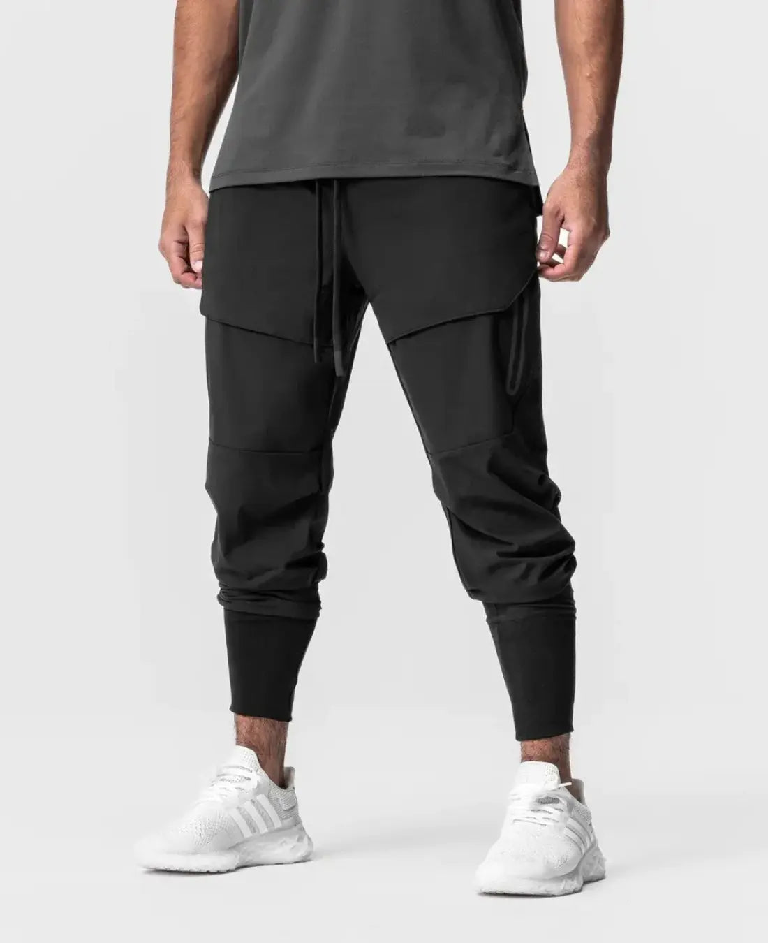 Heren Actieve Stretch Joggingbroek VIQA© NEDERLANDZwart-2XL