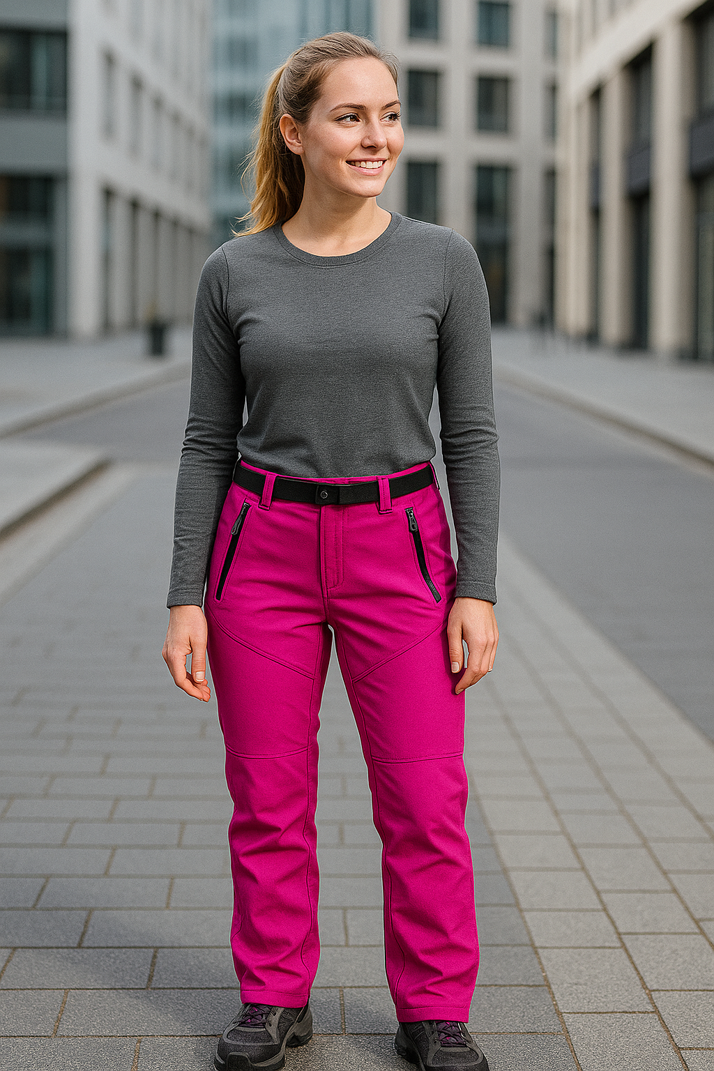 Dames Thermische Fleece Broek, Stretch Waterdichte Haaienhuid Winter Warme Dikke Voering Broek | VIQA VIQA© NEDERLAND