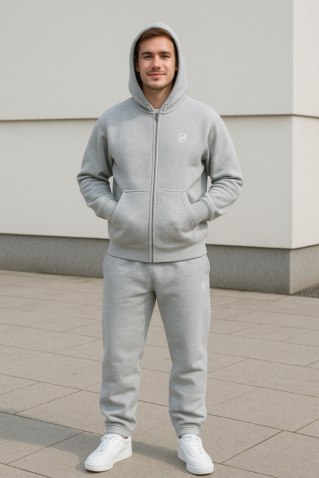 Heren Y2K Trainingspak Set, Geborduurde Rits Hoodie en Joggingbroek, Casual Harajuku Set | VIQA VIQA© NEDERLAND