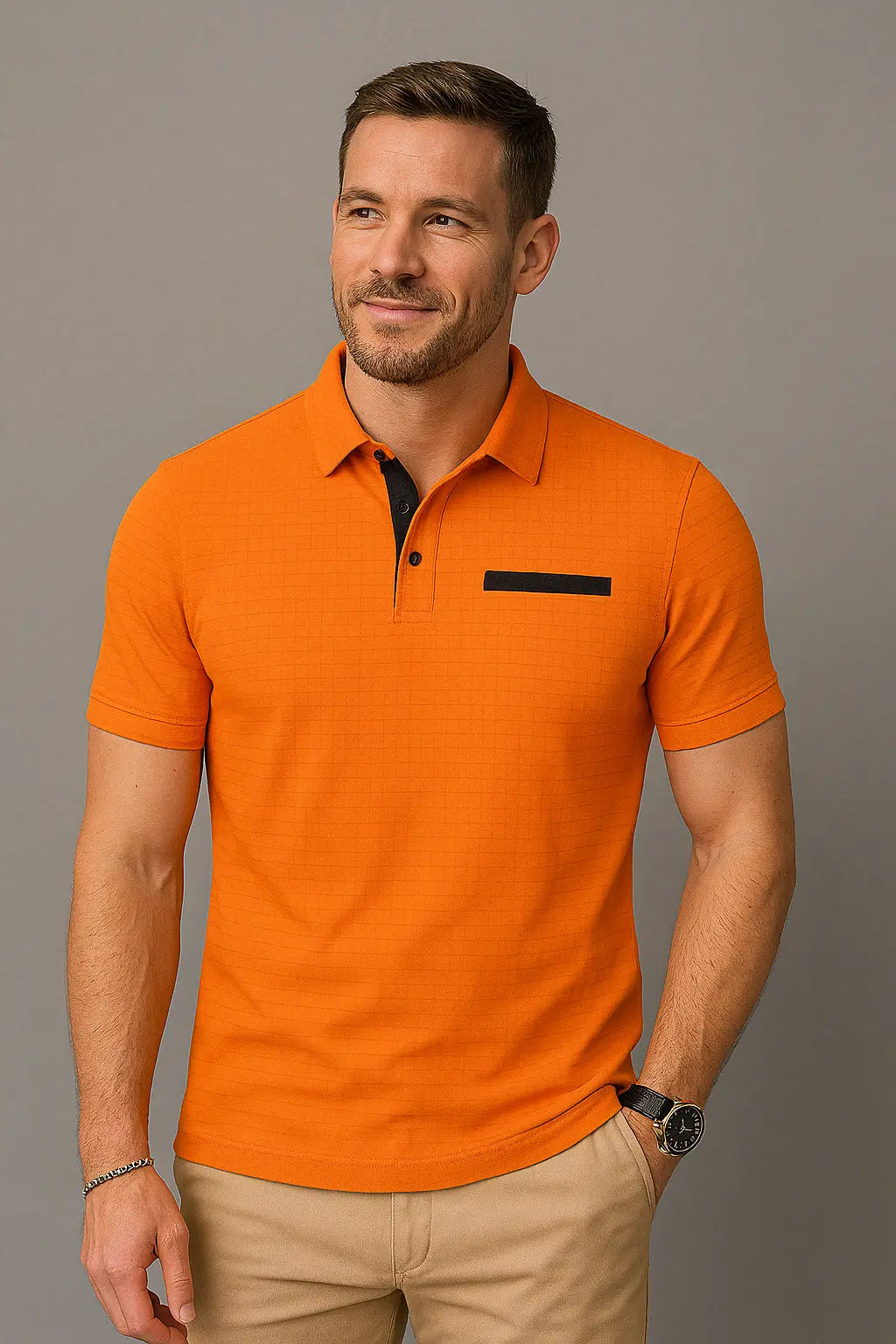 Barry Heren Oranje Polo Shirt Met Zak VIQA© NEDERLANDOranje-2XL