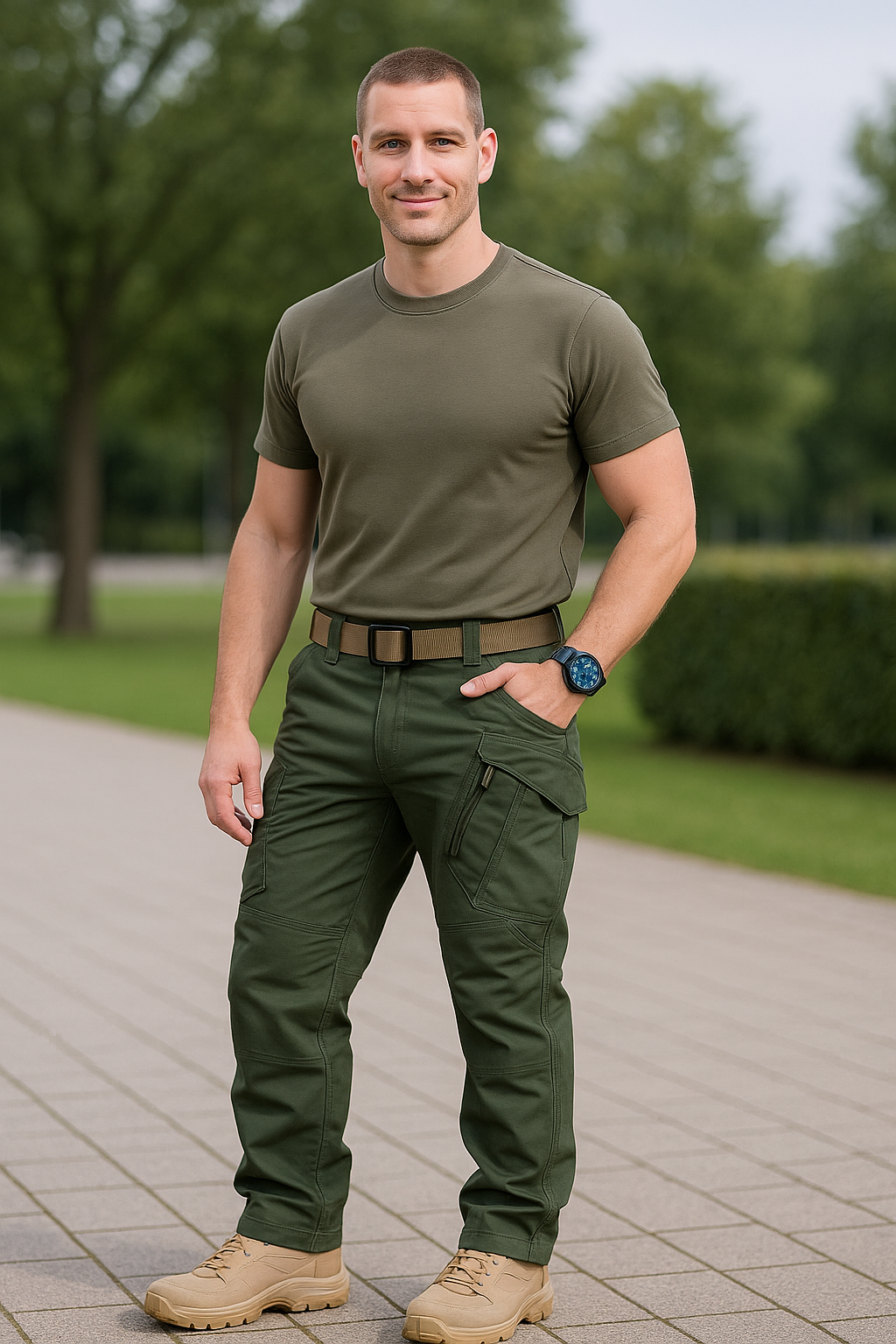 Tactische Cargobroek Voor Heren, Outdoor Wandel- En Joggingbroek Met Meerdere Zakken, Broek In Militaire Stijl | VIQA VIQA© NEDERLAND