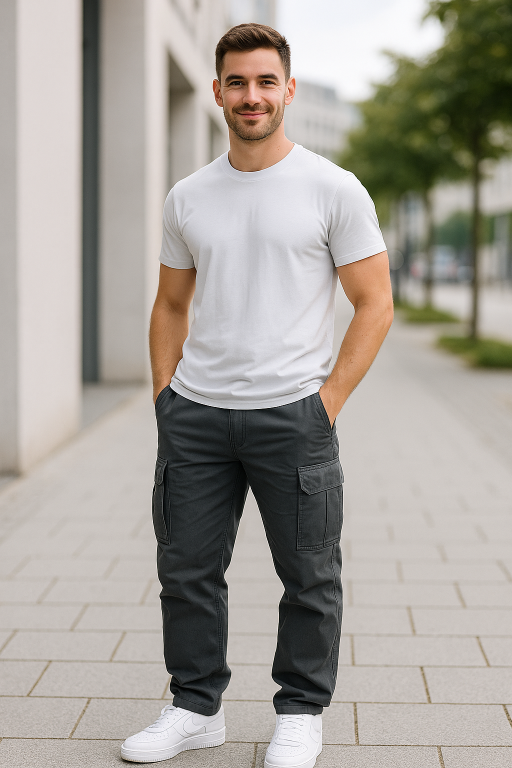 Werkbroeken Voor Heren, Losse Rechte Casual Broeken Met Zakken | VIQA VIQA© NEDERLAND