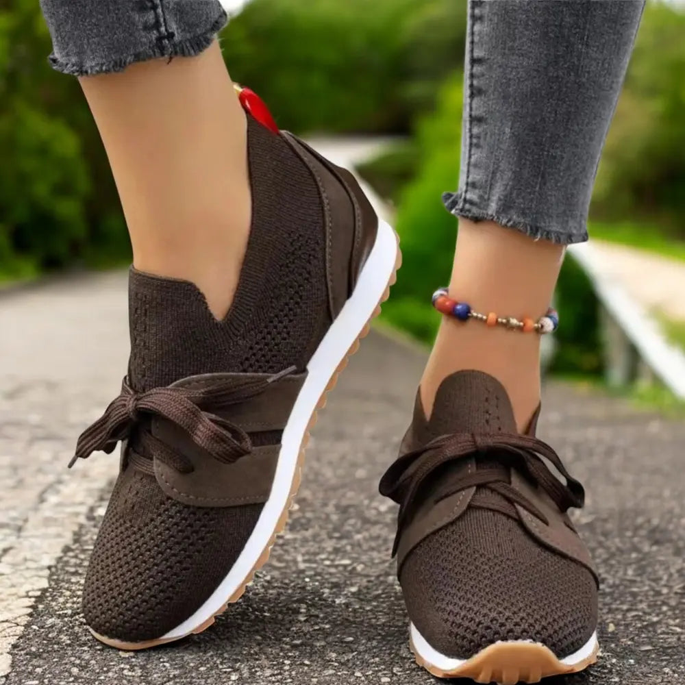 Michelle Sportieve Comfortschoenen VIQA© NEDERLANDBruin-43