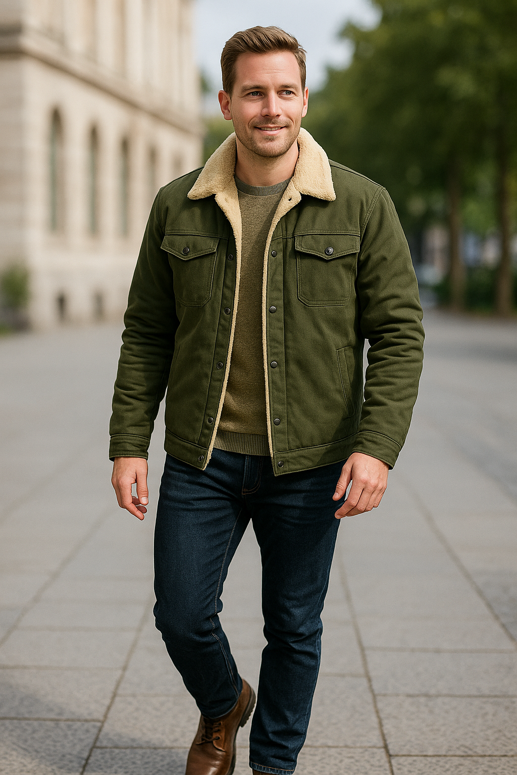 Heren Winter Fleece Jas, Dikke Warme Pluche Jas, Casual Herfst Bovenkleding | VIQA VIQA© NEDERLAND
